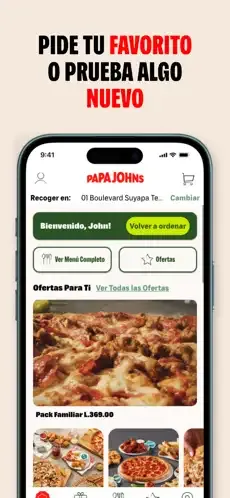 Papa John's App 1