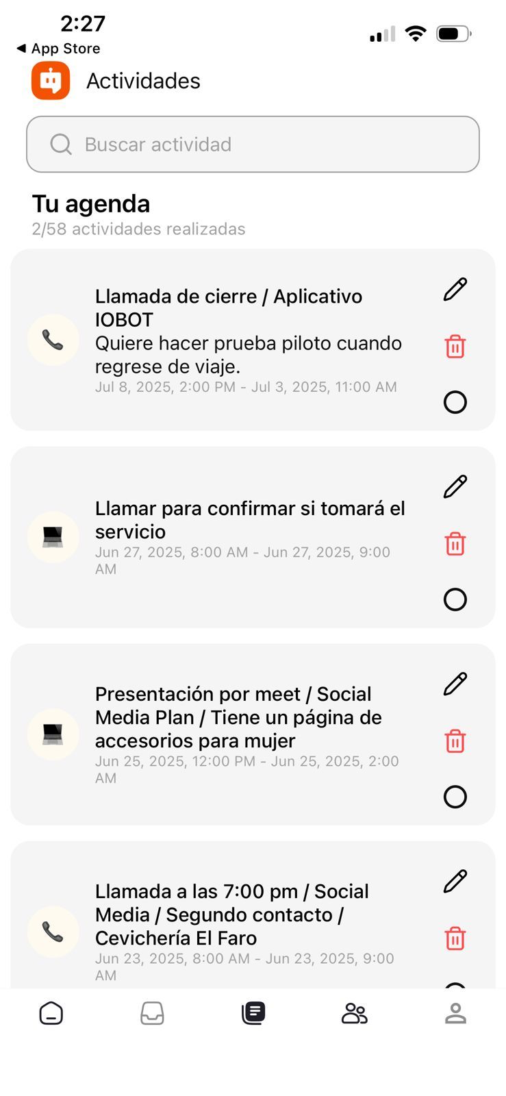Iobot CRM App 1